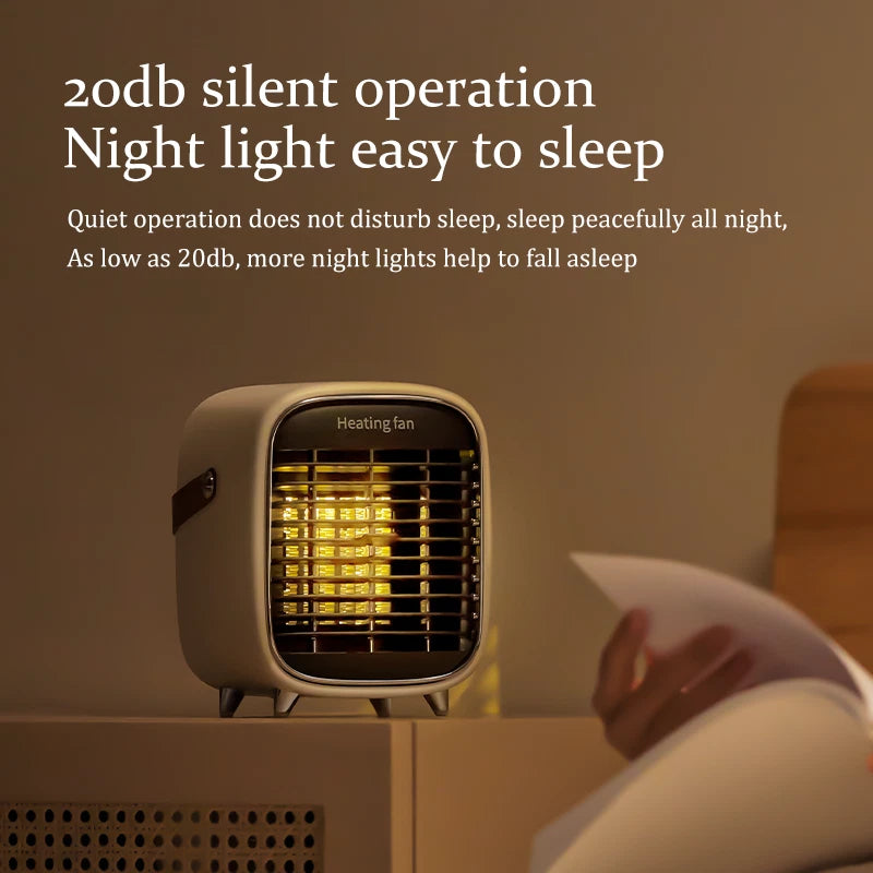 Anti-slip electric fan heater