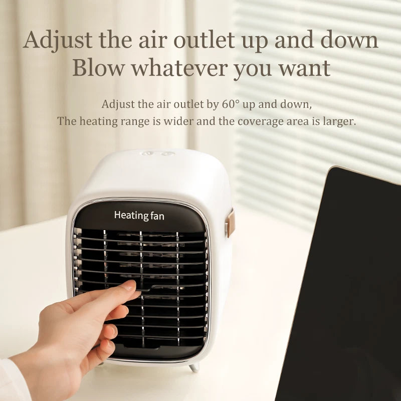 Anti-slip electric fan heater